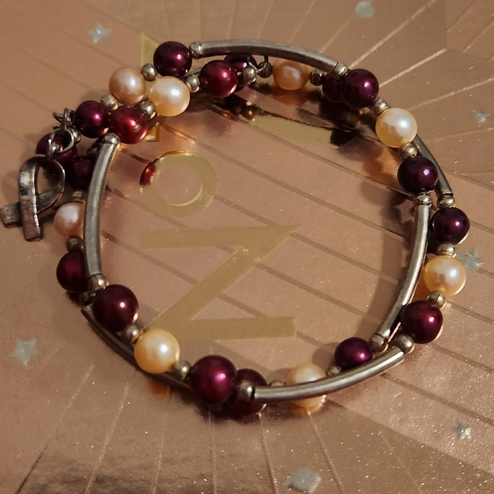 Authentic handmade pearl bracelet